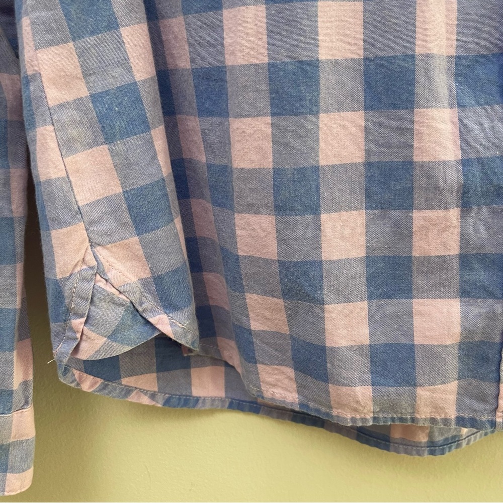 American Eagle Checkered Button Up - image 8